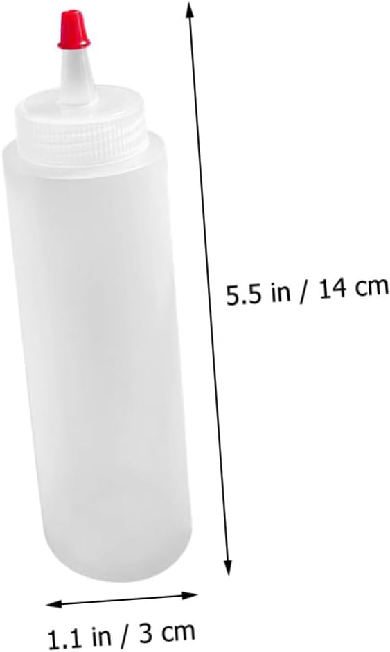 jojofuny 15pcs 2oz Mini Ketchup Squeeze Bottles with Lid, Portable Salad Dressing Sauce Containers for Kitchen and Travel Condiments Dispenser image 2