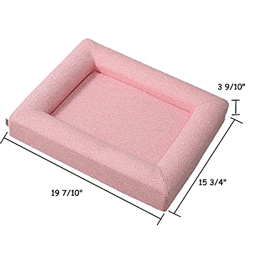 Ikuso Small Dog Bed,Memory Foam Dog & Cat Bed With Orthopedic Function,Washable Double-Sided Dog Mat & Non-Slip Waterproof Bottom,Warm & Indestructible Puppy Bed #TOP1