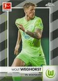 2020-21 Topps Chrome Bundesliga #98 Wout Weghorst VfL Wolfsburg Official Geramn Soccer League Card in Raw (NM or Better) Condition