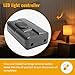 TKOWTB Foot Dimmer Switch Full Range Inline Slide Control Switch for Floor Light LED Lamp Incandescent Bulb 100V-120V US Plug