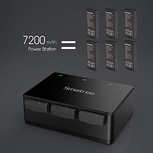Smatree Portable Charging Station Compatible With Dji Tello Battery , Simultaneously Charge 3 Batteries #TOP1