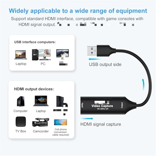 Tarjeta de captura de video para transmisión eficiente con USB 3.0 3