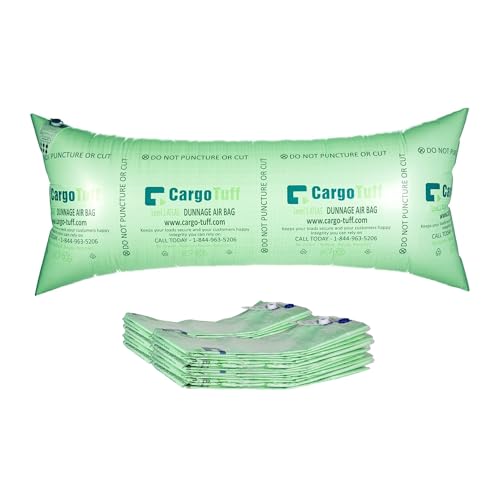 IDL Packaging 36" x 84" Dunnage Airbags, Woven PP, Level 1 (Pack of 20) - Made in USA - Fill the Void in Trucks and Intermodal Shipments, Reusable - Cargo Securing Solution for Container Stuffing