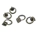 Produktbild sourcing map 5 Stk Haushalt Metall Runder Ring Tür Schrank Griff Bronze Ton DE de