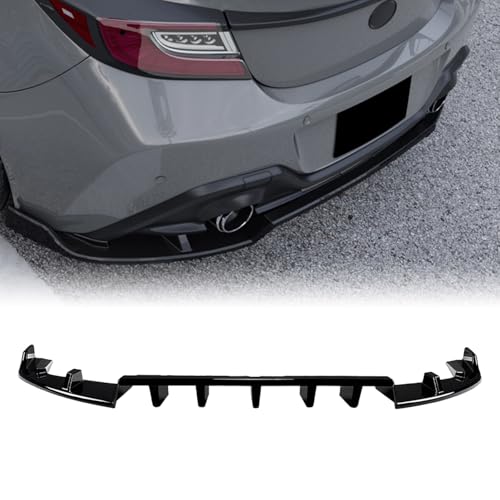 Rear Under Diffuser - 2022 Subaru BRZ 7 Rear Bumper Diffuser Lip Body Kit for Toyota GR86 Subaru BRZ 2022-2025