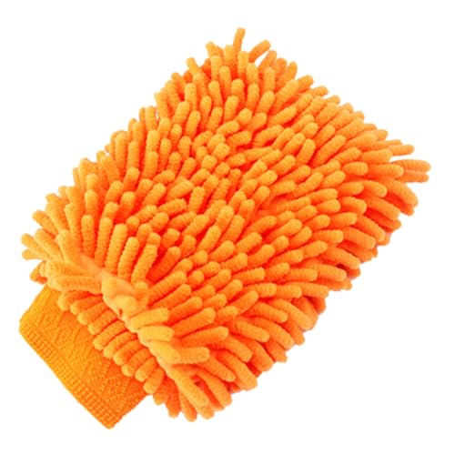 2-in-1 Guanto da Lavaggio in Microfibra, guanto lavaggio, per Pulizia Esterni Auto e Moto, Panno Antigraffio, Accessori Pulizia Autos Professionale, per Rimuovere lo Sporco Ostinato