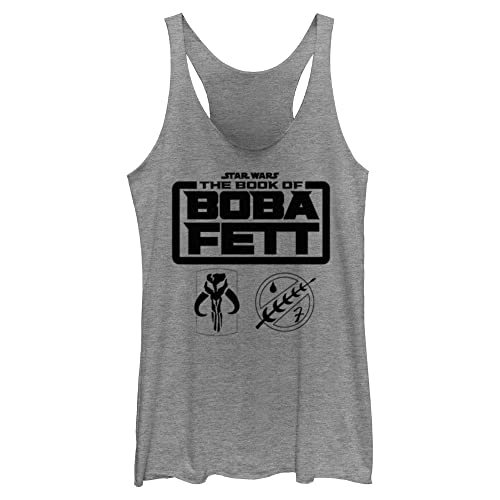 Débardeur Star Wars Book of Boba Fett gris chiné taille M pour juniors