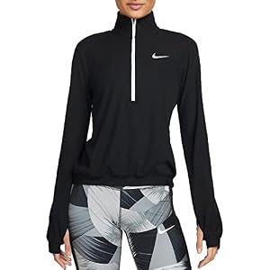 Nike Women’s Dri-FIT Element Running 1/2 Zip Mid Layer Top Shirt