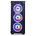MXZ Gaming PC Computer R5 3500X, RX580, 8G DDR4, NVME 500G, B450,6RGB Fans,Windows 11 Pro Ready to use, Gamer Desktop Computer(R5 3500X| RX580)