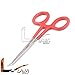 LAJA Imports Hemostats Mosquito Forceps, Red Dep Handle 5