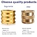 SIGURANTA Garden Hose Female to Female Hose Adapter, 3/4 Inch Brass GHT Double Female Connector Swivel (3 PCS)