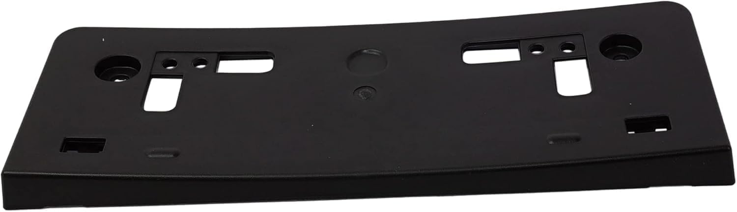 DAT AUTO PARTS Front Bumper Cover License Plate Frame Tag Mounting Bracket Holder Replacement for 2017 2018 Toyota Corolla IM and 2016 Scion IM Black Textured Plastic TO1068158 5211412210