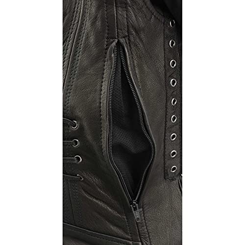 Image of Milwaukee Leather Women's 'Sporty and Elegant' Scooter Style Motorcycle Leather Rider Jacket
