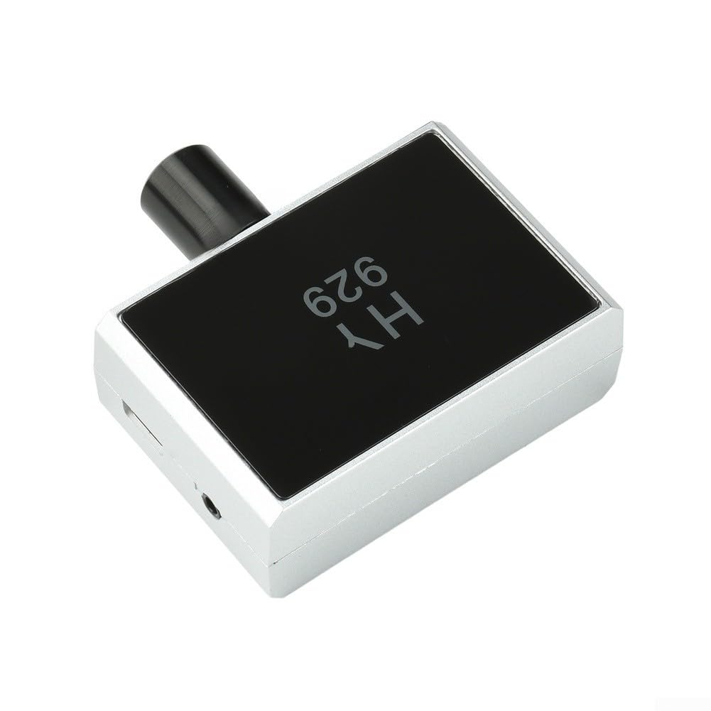Rohrleckdetektor HY929 Akustischer Wasserlecksucher mit Kopfhörern, starkes Eindringen Audiogerät für Sanitär, Silber, 6 x 5,8 cm