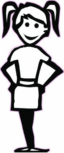 Build a Stick Family - Teen Girl Decal 6