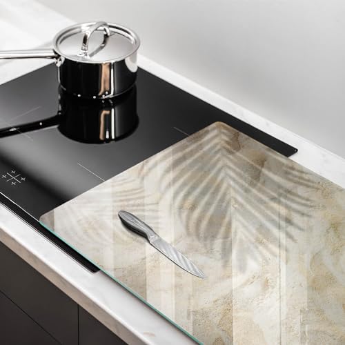 Planche à découper 80x52cm protection plaque induction Wallfluent cuisine