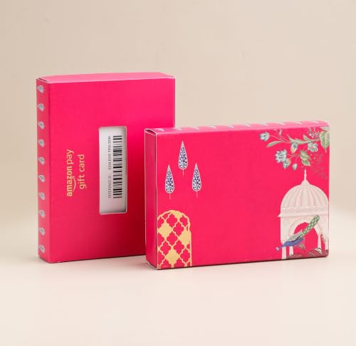 Image of Amazon Pay Physical Gift Card | Ethnic Pink | Next-day Delivery | 1-year Validity | Ideal gift for your loved ones with freedom of choice