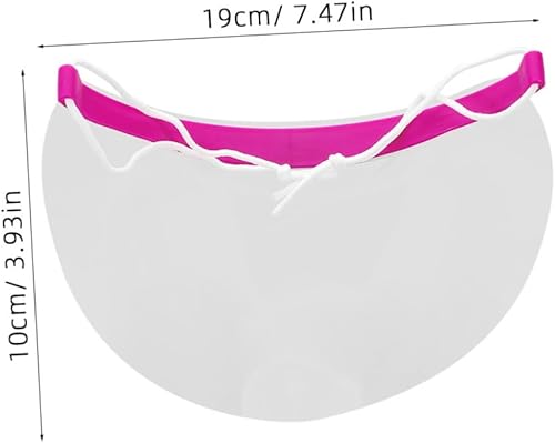 Miniatura 2 de SAFIGLE 50Pcs Adjustable Transparent Eye Covers for Haircuts and Eyelash Extensions Protective for Salon Use Comfortable Fit with Elastic Band