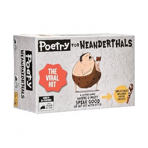 Exploding Kittens Poetry for Neanderthals Juego Competitive Word-guessing Card Game - Family-Friendly Party Games - Card Games For Adults, Teens & Kids - en Inglés | Ya disponible en tu tienda friki favorita! En mundofriki.es!
