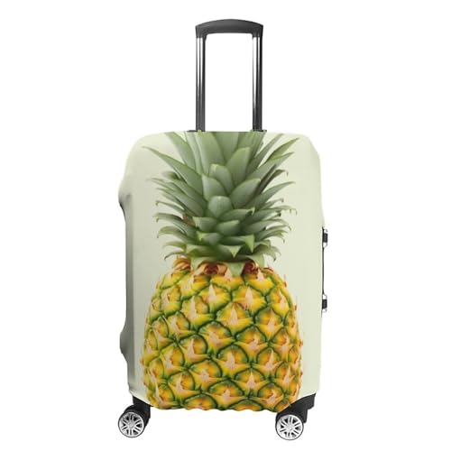 Fresh Pineapple Luggage Cover for Suitcase Tsa Approved Stylish Suitcase Covers Washable Stretch Suitcase Protector Anti-Scratch Travel Baggage Covers for 19-32 Inch Luggage