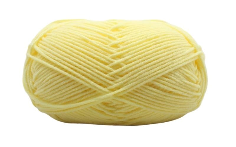 Fil de coton au lait 4 épaisseurs pour crocheter amigurumi et tricot à la main