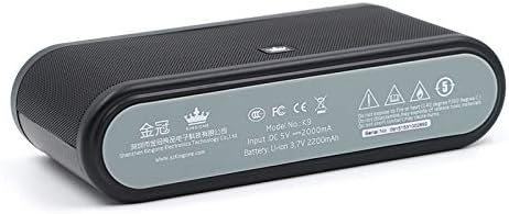 Metter il fondo a view of KINGONE K9 speaker showing model and input specifications