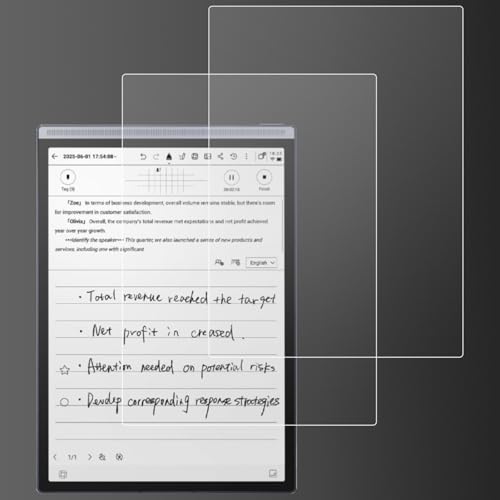 Protection écran iFLYTEK AINOTE Air 2 mat anti-trace de doigt pour dessiner en toute netteté