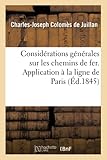  Considérations générales sur les chemins de fer
