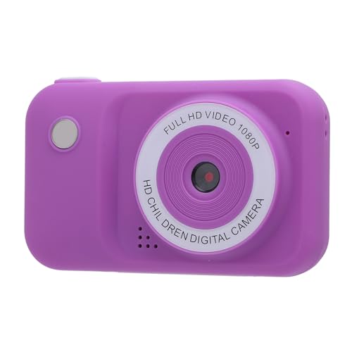 Digital Video Camera Small, 1080P 3MP Kids Camcorder,Digital Point and Shoot Camera with 2 Inch Screen for Boys Girls, Autofocus,MP3, Games (Violet)