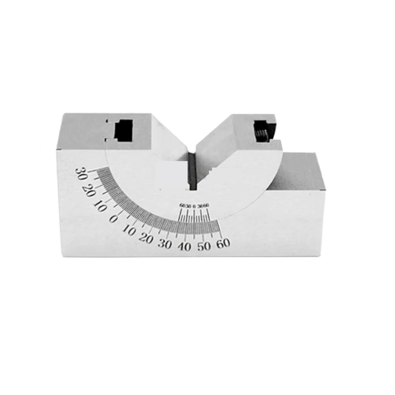 Mthckxjbsuz 25 Gauge Block, Precision Gauge Adjustable Angle V Block Milling Setup 0 To 60 Degree Angle Plate Angle Block Gauge
