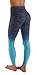 Women's Flexible Yoga Pants Ombre Leggings Activewaer L704 (S, L704-Nv.Ocean Blue)
