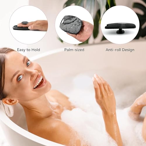 RENESMEE Body Scrubber for Bathing - Dead Skin Remover, Premium Super Soft Silicone Body Shower Scrub, Reusable Body Cleansing Brush for Men, Women and Children - 1 Pc (Scrubber) - Image 4