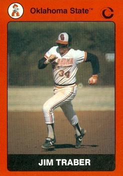 Amazon.com: Jim Traber Baseball Card (Oklahoma State) 1990