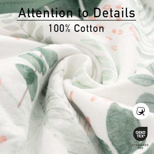 Image of GLLQUEN BABY Swaddles for Newborns 0-3 Months, Adjustable & Easy Fastener | 3-Pack, Organic Cotton Swaddle, Womb-Like Nursery Swaddling Blanket reduces startle reflex, soft and skin-friendly fabric