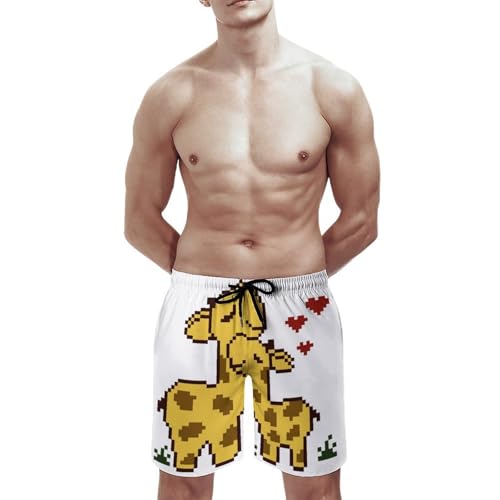 Short de bain homme cerf imprimé maillot de bain séchage rapide plage