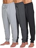 Ultra Performance Mens Pajama Pants 3 Pack Men's Sleep Lounge PJ Jogger Sweatpants PJs Pajamas for Men Avail in Big Sizes