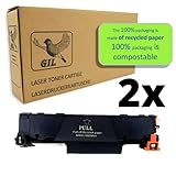 CF283A adecuado para Laserjet M126 M127F M125 M201 M202 M225, color negro