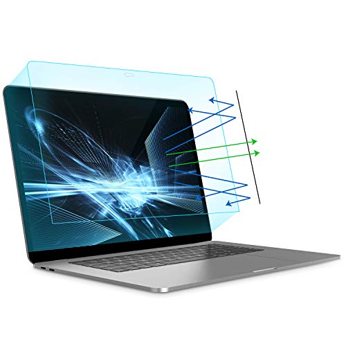 MOSISO 2 Pack 13 inch Laptop Screen Protector, Matte Blue Light Blocking Anti-UV Eye Protection Screen Filter Film Compatible with MacBook Air 13 Retina 2022-2018/Pro 13 inch USB-C 2023-2016 -  MO-13-LPTPMT-AntiBlue-SP