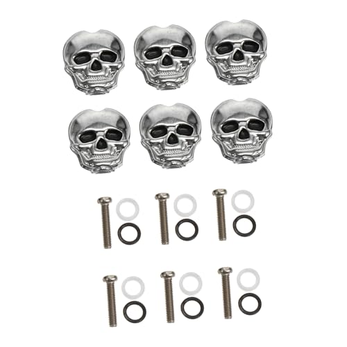 ULDIGI 6pcs Guitar Tuner Handle Guitar Tuning Machine Head Replacement Guitar Machine Heads 2 Pin Locking Tuners Bass Tuner Guitar Machine Tuning Peg Metal Electric Guitar Banjo