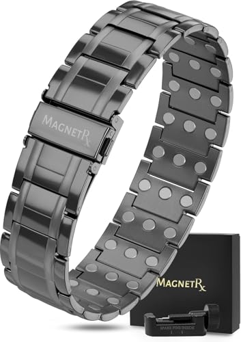 MagnetRX® Titan Magnet Armband Herren mit dreifacher Stärke – Titan...