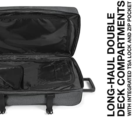 Eastpak Tranverz L Koffer, 79 cm, 121 L, Grau (Black Denim)