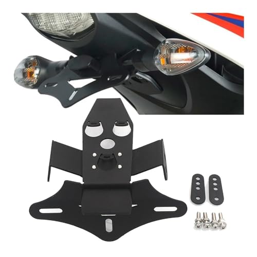 Support de plaque d'immatriculation moto CBR1000RR Fireblade cadre noir - 2