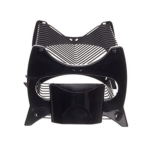 Escorredor de Louça Florença, Cor Preto, Linha Black, Metaltru