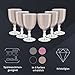 Peill+Putzler Germany 6er Set Rotweinkelche rauchbraun, 350ml Volumen, aus hochwertigem Kristallglas, sehr pflegeleicht da Spühlmaschinengeeignet, Glanzstücke für jede Gelegenheit