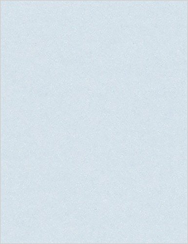 92lb Card Stock 8 1/2 x 11 - Colors Metallic Light Sky Blue pack 25