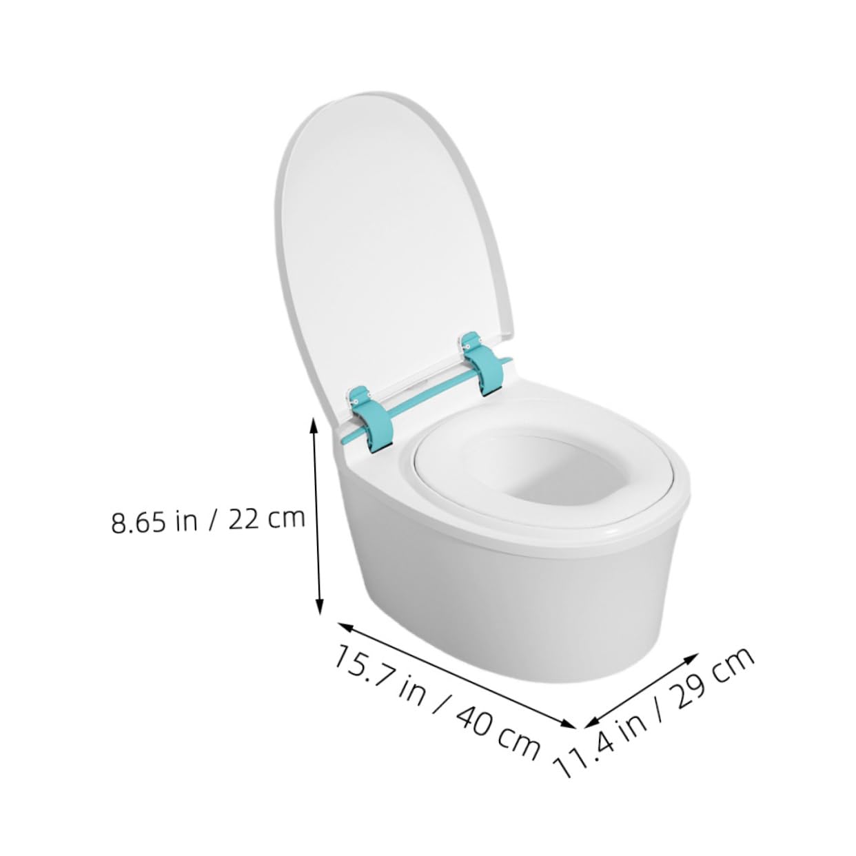 KALLORY Potty Training Toilet for Toddlers Realistic Boys and Girls Potty Pp Material Portable Comfortable Easy to Assemble Clean