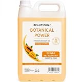 Olio da Massaggio Senza Paraffina 5 L Mango e Papaya Olio di Mandorle Dolci