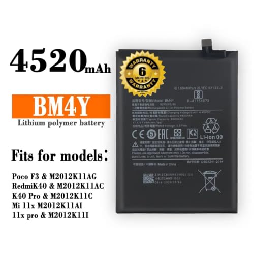 Image of THE BATTERY STORE Original BM4Y Battery for Xiaomi Poco F3 / K40 / K40 Pro Battery with 6 Month Warranty**** (DD259)