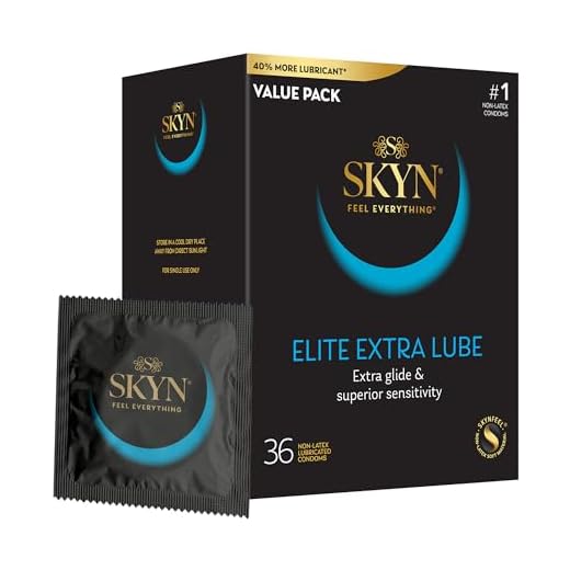SKYN Elite Extra Lubricated Condoms, 36 Count