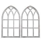 Eleganza a bassa manutenzione: realizzata con materiali di alta qualità, questa decorazione da parete ad per finestre in legno richiede solo una semplice pulizia per mantenere le sue cornici decorative dall'aspetto fresco e senza tempo, decorazione per cornici di finestre ad , decorazione da parete per cornici di finestre in stile fattoria